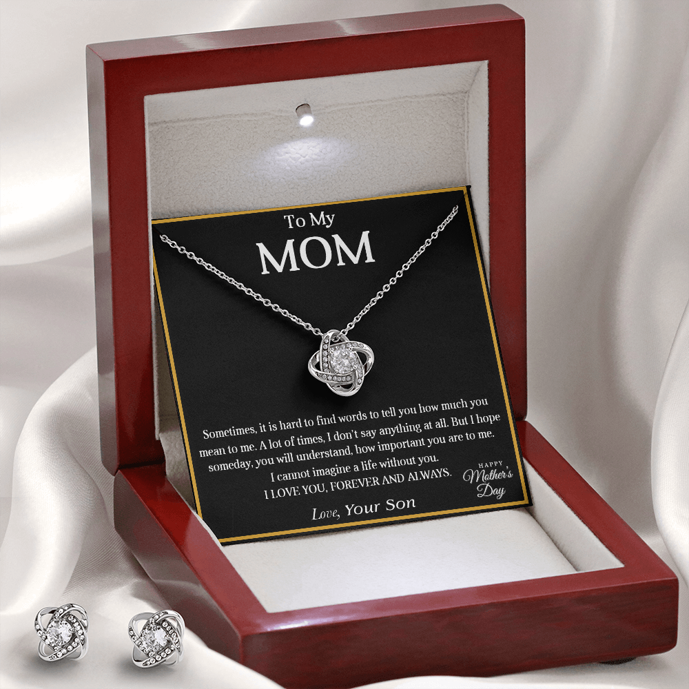 To My Mom Necklace, Mama Mother Day Gift