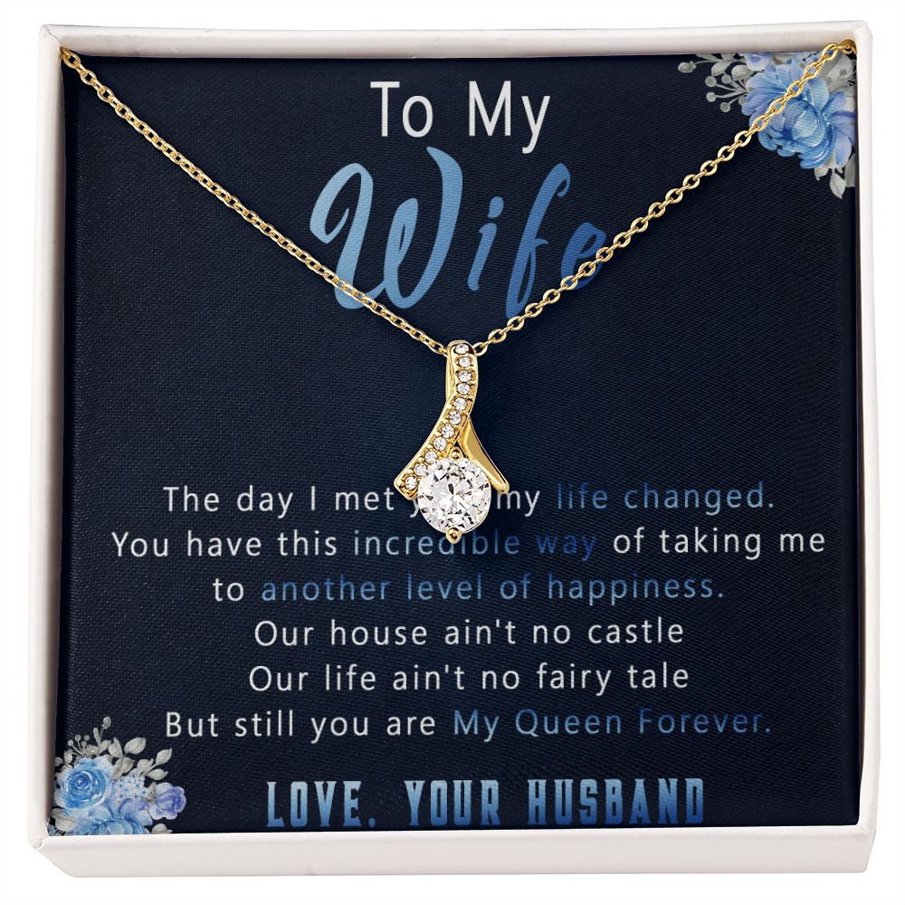 76B To My Wife Necklace, Necklace Gift For Wife,Women,Her, Gifts from Husband