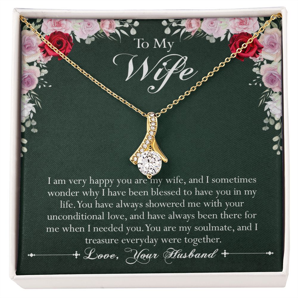 417B To My Wife Necklace Gift For Your Wife - Happy To Have You In My Life