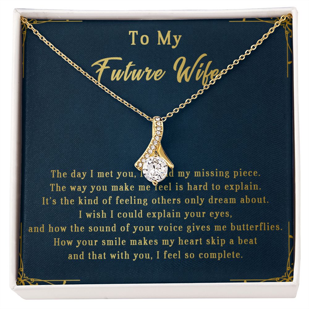 80B To My Future Wife Necklace, Gift For Wife, Anniversary Gift, Birthday Gift