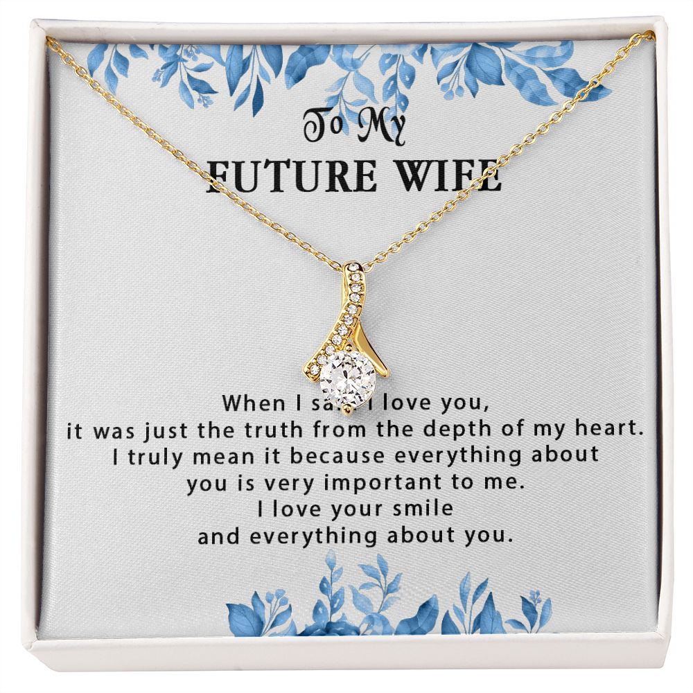 90B Girlfriend Necklace, Future Wife Necklace, To My Future Wife Necklace