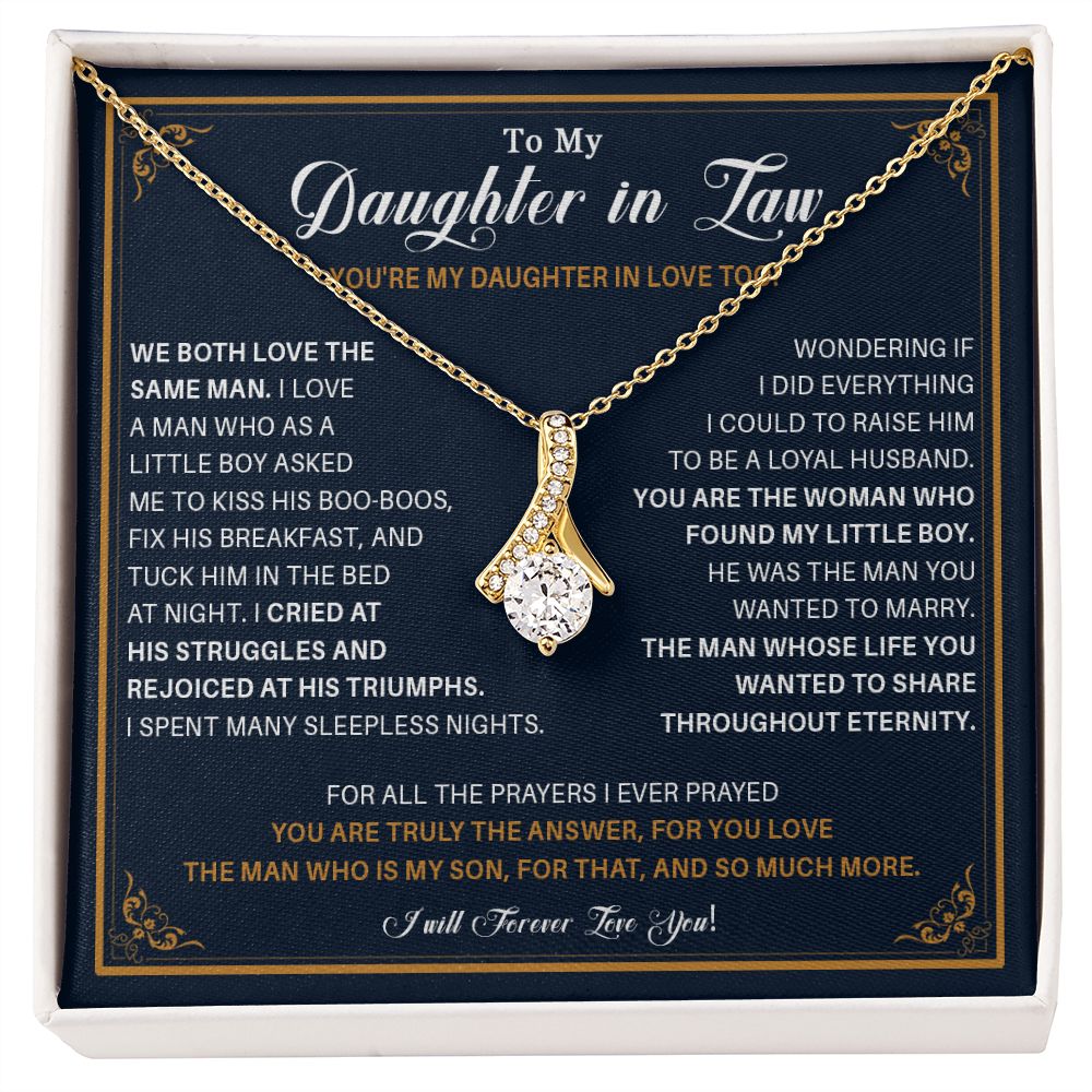 489B Daughter in Law Gift Necklace From Mother in Law, Daughter in Law Gift, Birthday