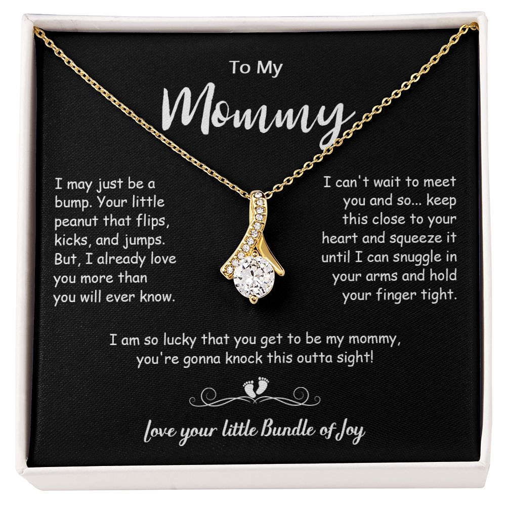 446B To My Mom Necklace, Mama, Gift From Son For Birthday, I Love Mom Mother Day Gift