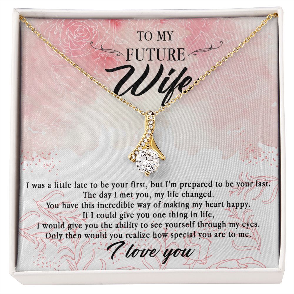 85B To My Future Wife Necklace,Anniversary Gift, Birthday Gift, Future Wife Necklace