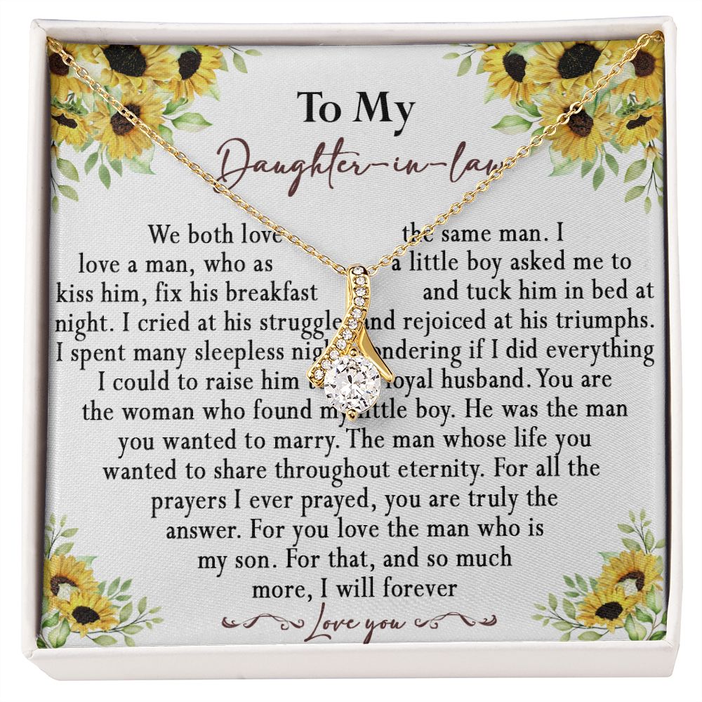 109B Daughter-in-law Necklace, Necklace For Women, To My Daughter-in-Law Necklace