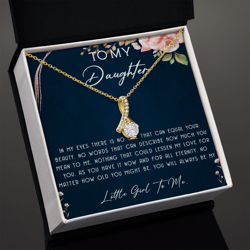 115B To My Daughter Necklace, Daughter Necklace, Mother To Daughter Gift Birthday