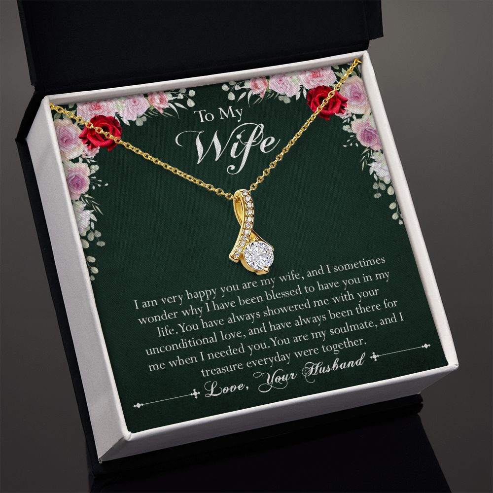 417B To My Wife Necklace Gift For Your Wife - Happy To Have You In My Life
