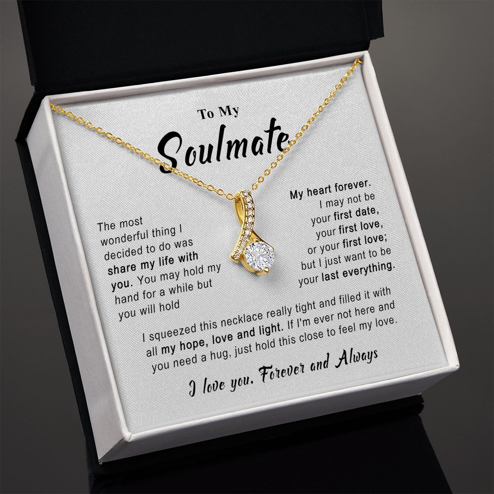 636B To Soulmate Necklace, Gift For Girlfriend Wife, Gift Birthday Valentines Day
