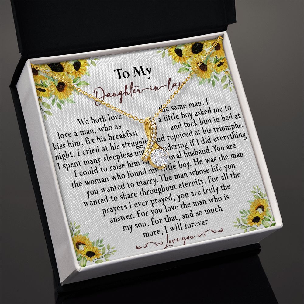 109B Daughter-in-law Necklace, Necklace For Women, To My Daughter-in-Law Necklace