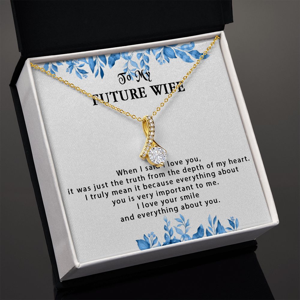 90B Girlfriend Necklace, Future Wife Necklace, To My Future Wife Necklace