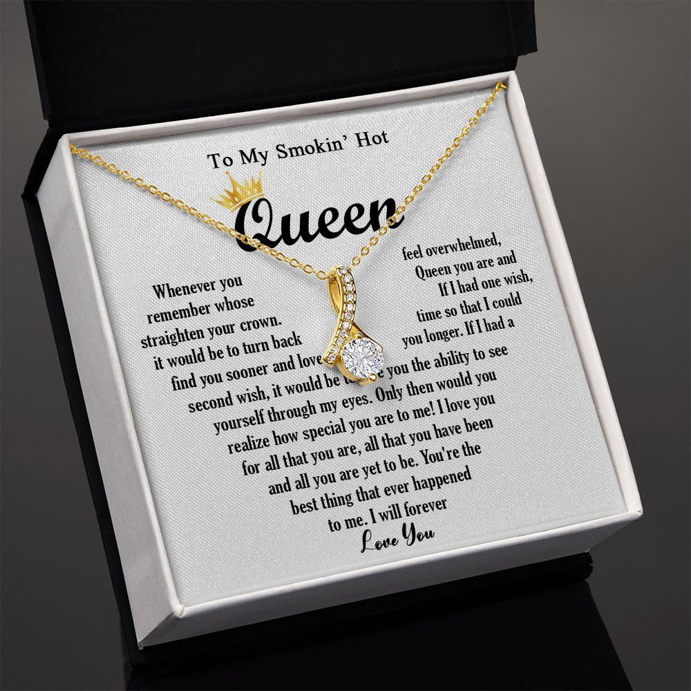 443B To My Smokin Hot Necklace, Gift For Wife Soulmate Valentines Day, Birthday Gift