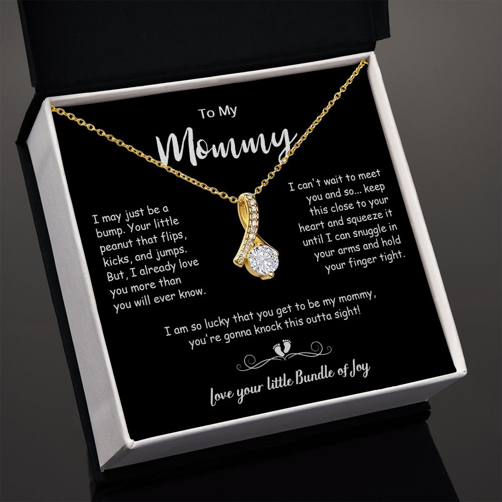 446B To My Mom Necklace, Mama, Gift From Son For Birthday, I Love Mom Mother Day Gift