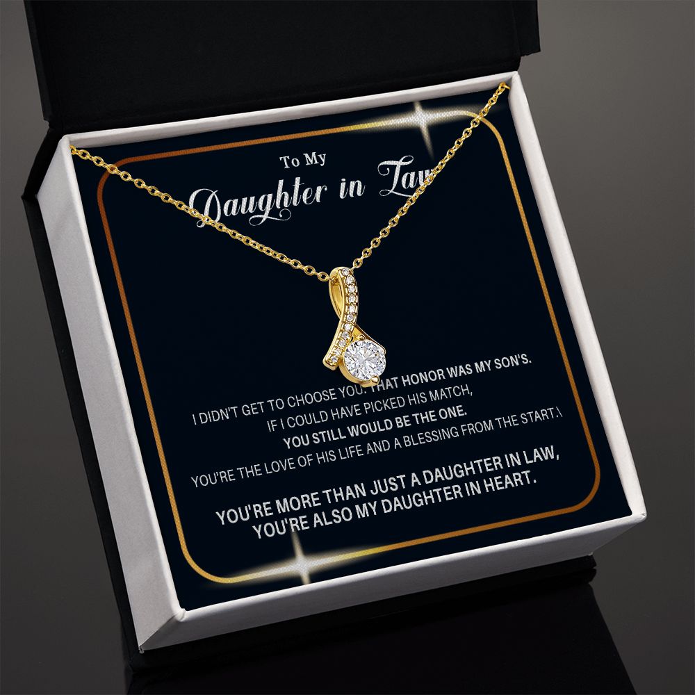 488B Daughter in Law Gifts Necklace From Mother in Law, Daughter Necklace Gifts