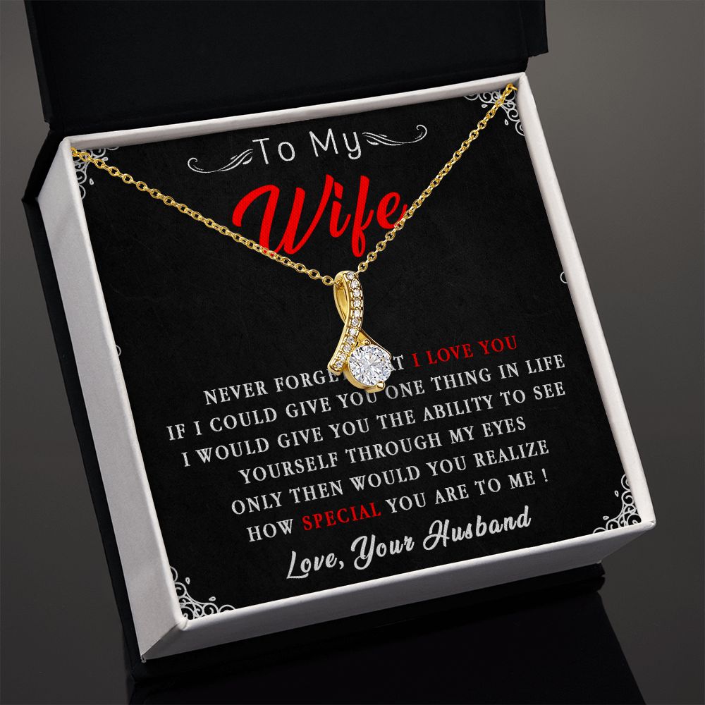 87B To My Wife Necklace, Necklace Gift For Wife, Anniversary Gift, Birthday Gift