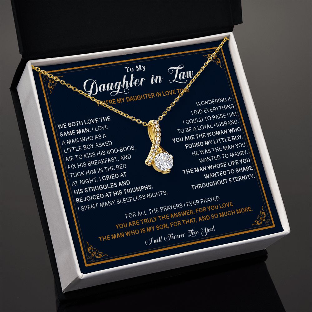 489B Daughter in Law Gift Necklace From Mother in Law, Daughter in Law Gift, Birthday
