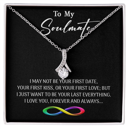 471B To My Soulmate Necklace, Gift for Wife, Girlfriend, Anniversary Gift, Xmas Gift