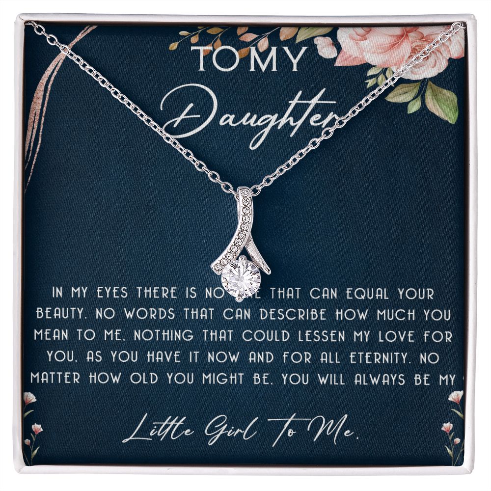 115B To My Daughter Necklace, Daughter Necklace, Mother To Daughter Gift Birthday