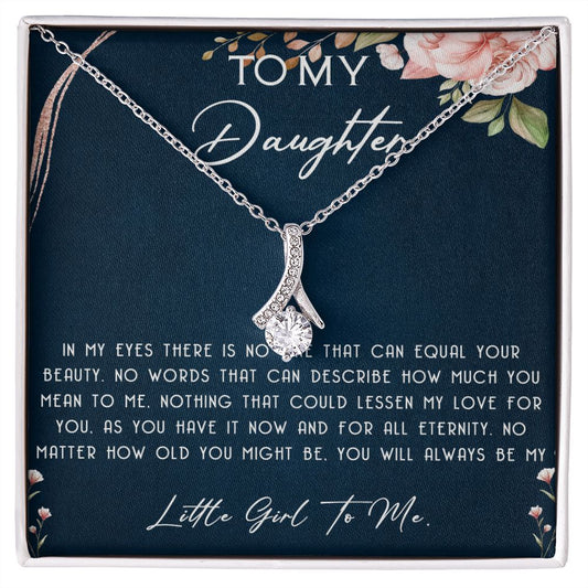 115B To My Daughter Necklace, Daughter Necklace, Mother To Daughter Gift Birthday