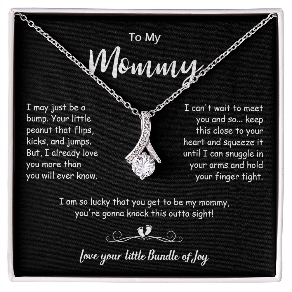 446B To My Mom Necklace, Mama, Gift From Son For Birthday, I Love Mom Mother Day Gift