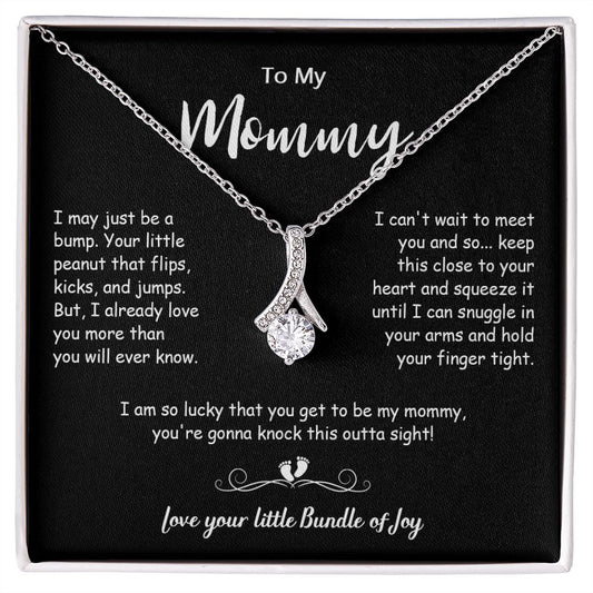 446B To My Mom Necklace, Mama, Gift From Son For Birthday, I Love Mom Mother Day Gift