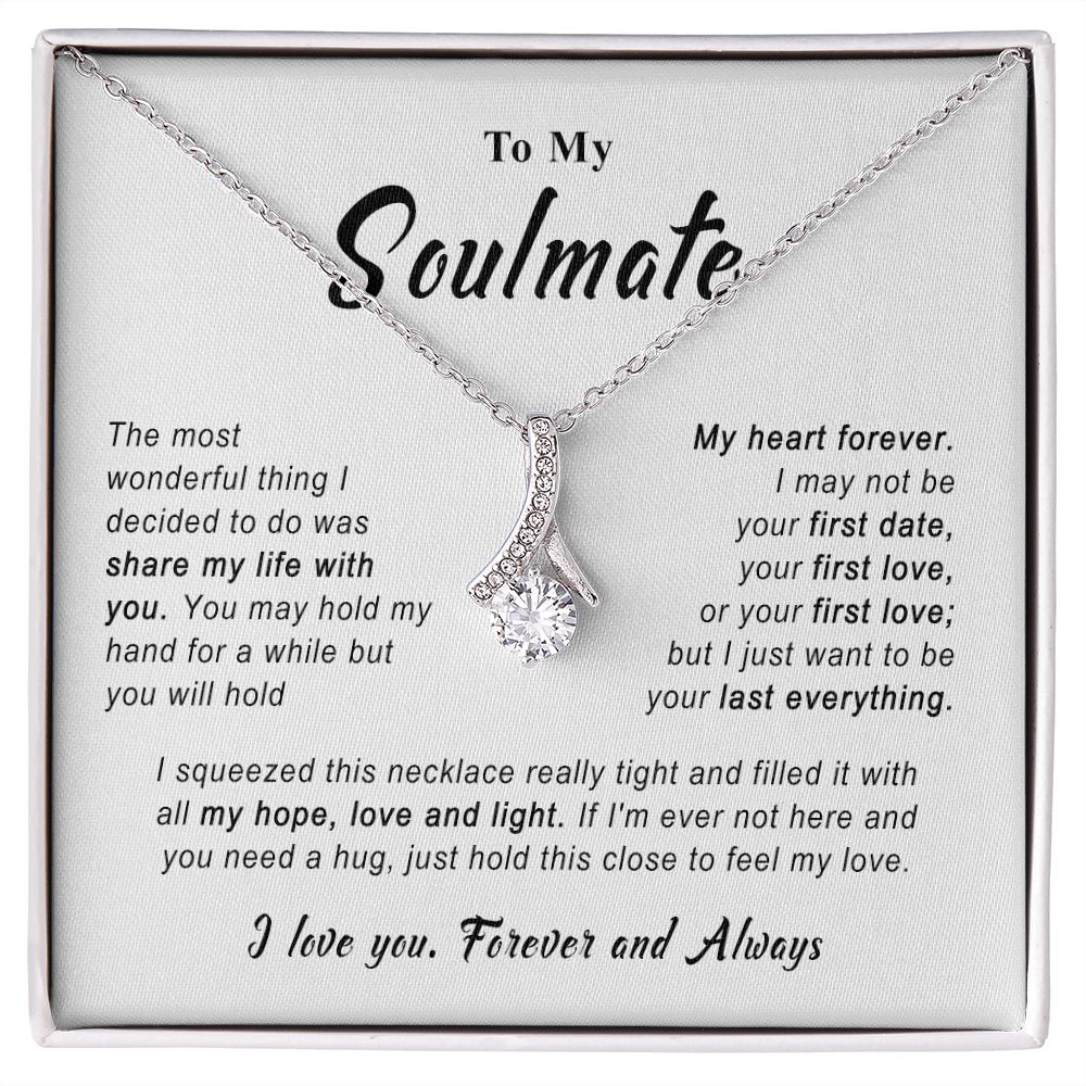 636B To Soulmate Necklace, Gift For Girlfriend Wife, Gift Birthday Valentines Day