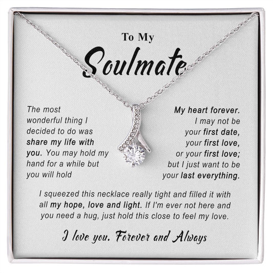636B To Soulmate Necklace, Gift For Girlfriend Wife, Gift Birthday Valentines Day