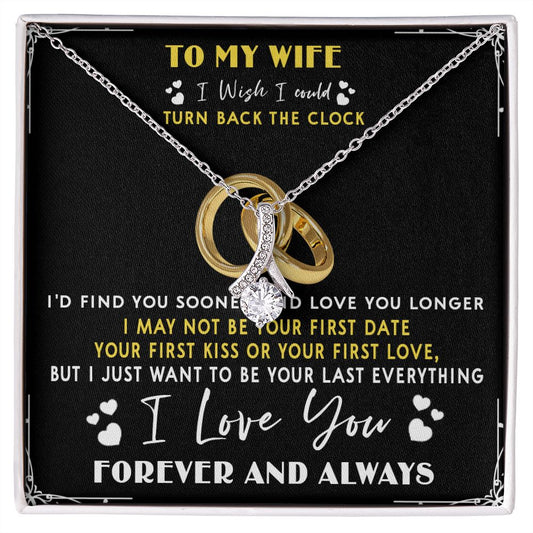 428B To My Wife “Turn Back The Clock” Necklace Gift For Wife, Gift Birthday, Holiday