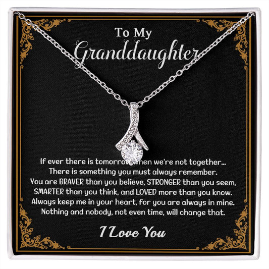 608B To My Granddaughter Necklace, Birthday Gift For Granddaughter, Christmas Gifts