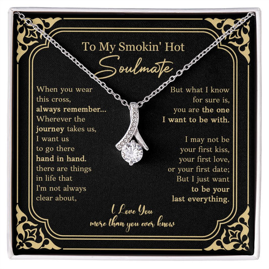 430B To My Soulmate Necklace Engagement Anniversary Gift for Her Birthday