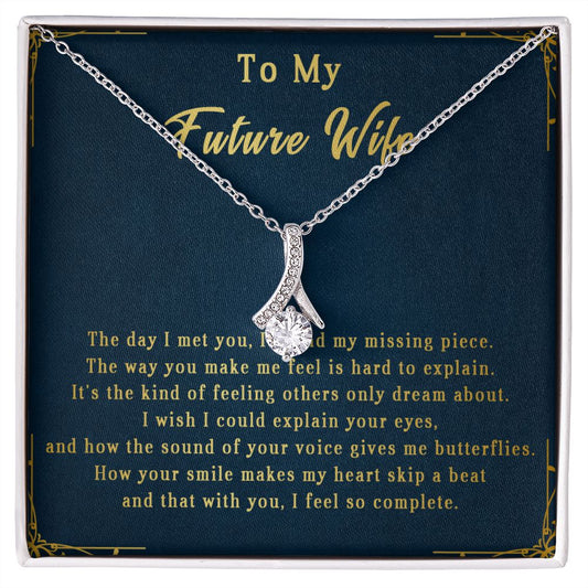 80B To My Future Wife Necklace, Gift For Wife, Anniversary Gift, Birthday Gift
