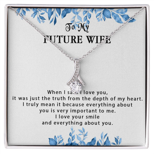 90B Girlfriend Necklace, Future Wife Necklace, To My Future Wife Necklace