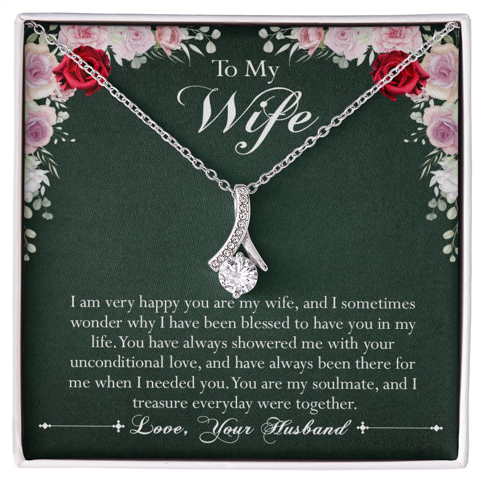 417B To My Wife Necklace Gift For Your Wife - Happy To Have You In My Life