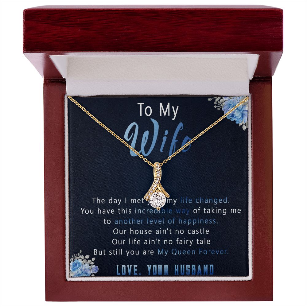 76B To My Wife Necklace, Necklace Gift For Wife,Women,Her, Gifts from Husband