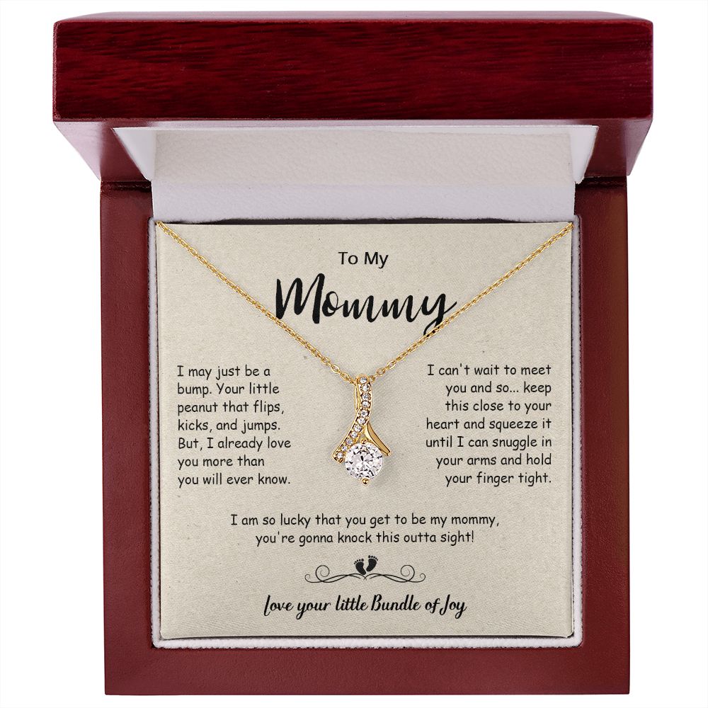 439B To My Mom Necklace, Christmas, Birthday Gift From Son, Daughter, Mom To Be Gift