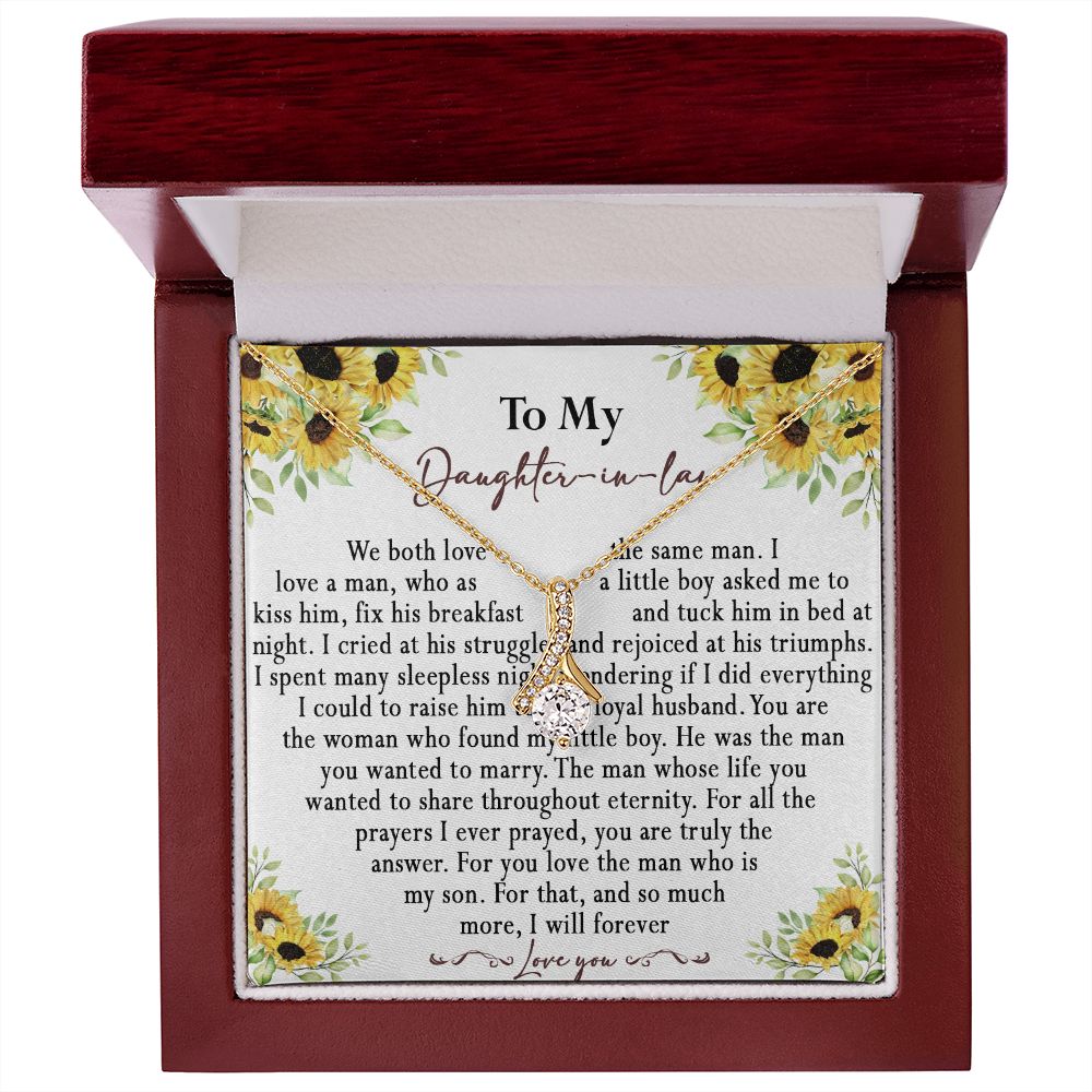 109B Daughter-in-law Necklace, Necklace For Women, To My Daughter-in-Law Necklace