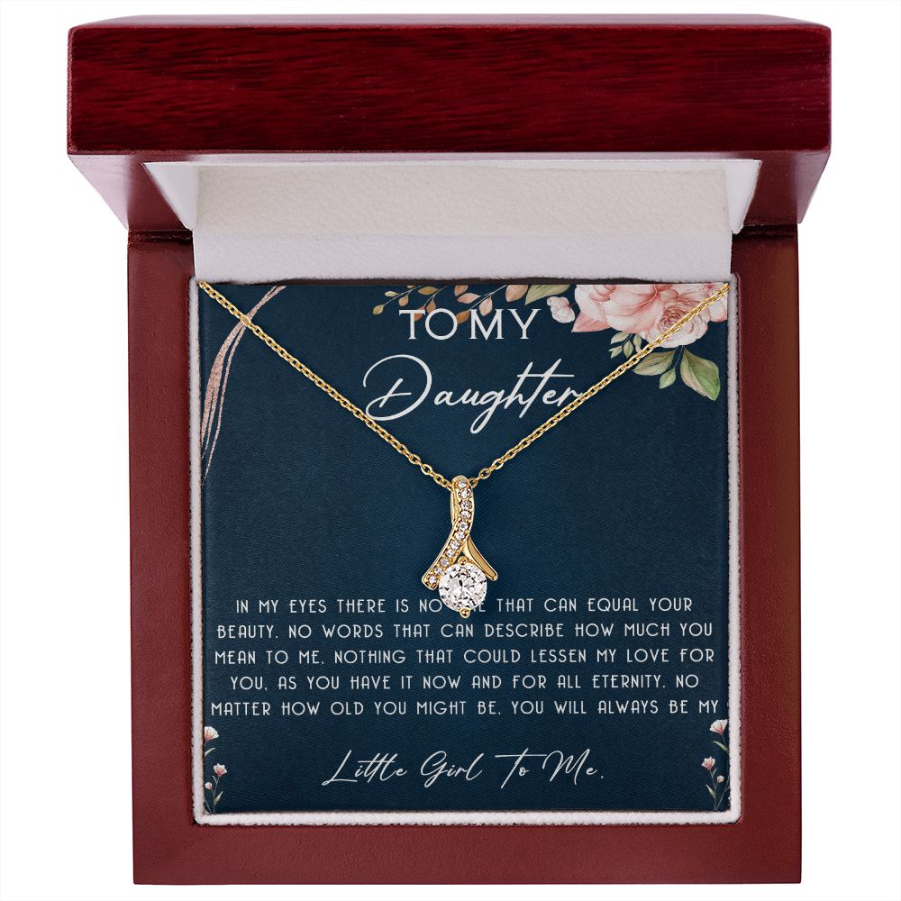 115B To My Daughter Necklace, Daughter Necklace, Mother To Daughter Gift Birthday