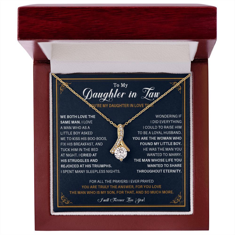 489B Daughter in Law Gift Necklace From Mother in Law, Daughter in Law Gift, Birthday