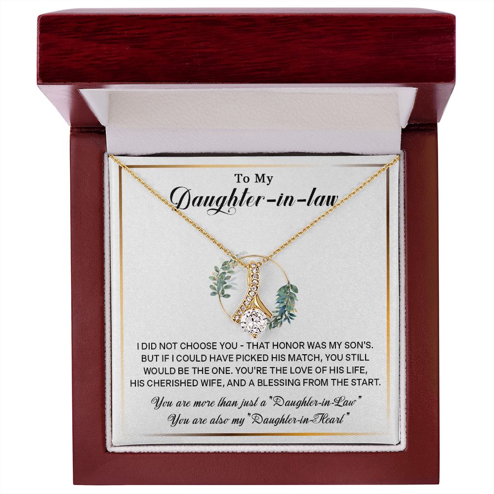 577B To My Daughter-In-Law Necklace, Gift For Daughter In Law, Daughter In Law Gift