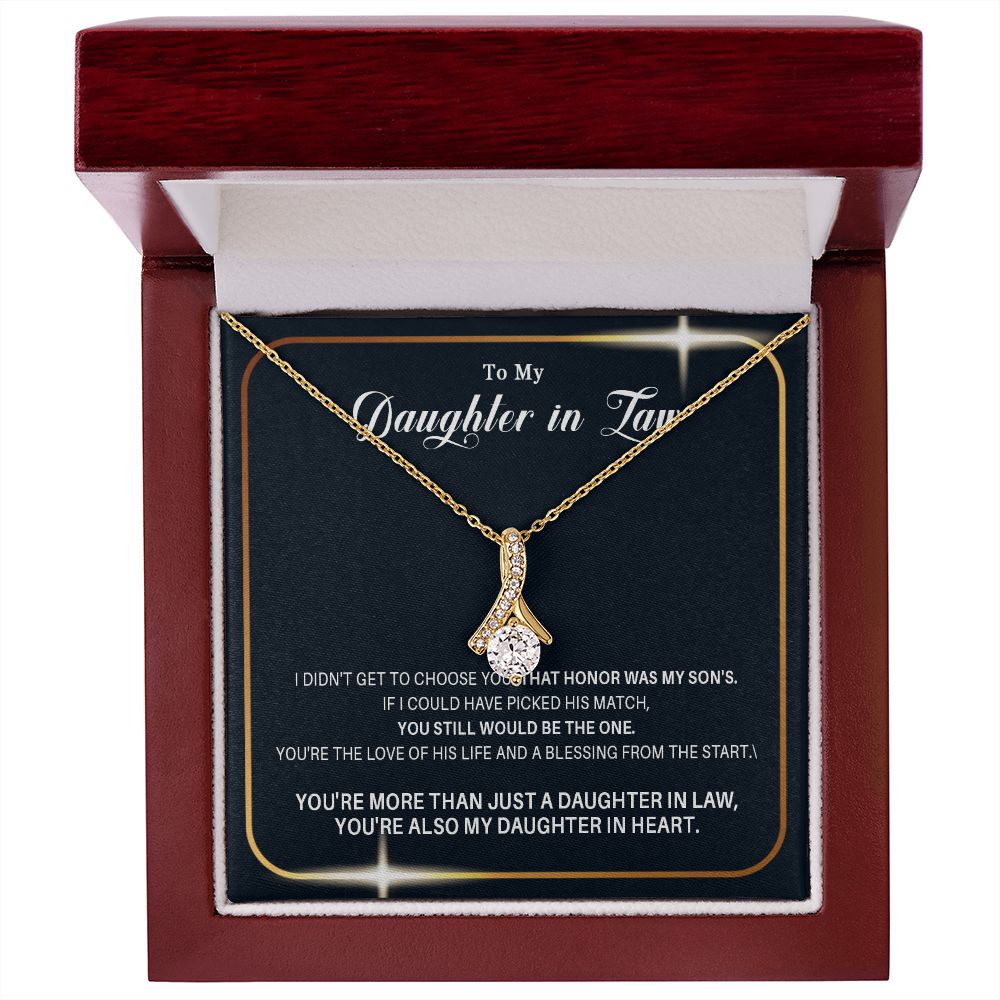 488B Daughter in Law Gifts Necklace From Mother in Law, Daughter Necklace Gifts