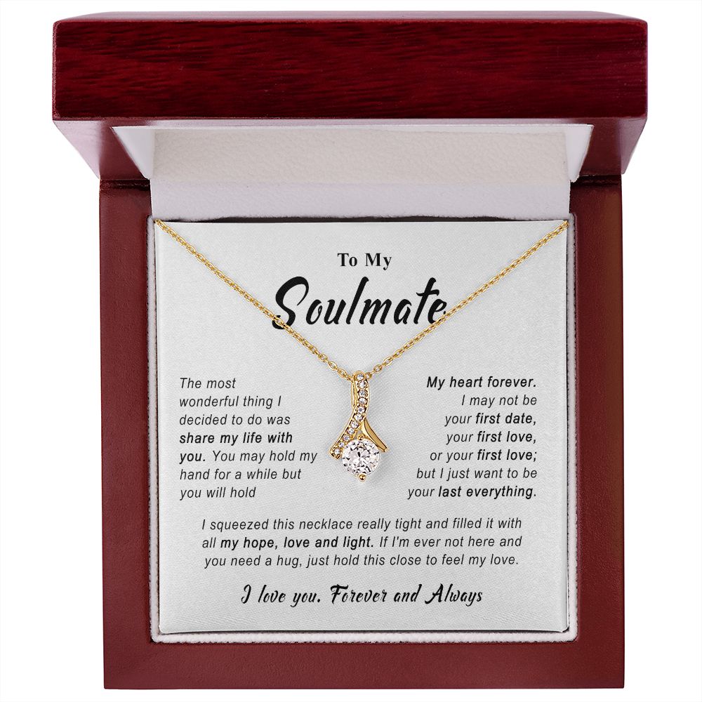 636B To Soulmate Necklace, Gift For Girlfriend Wife, Gift Birthday Valentines Day