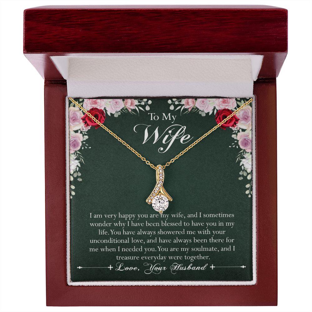 417B To My Wife Necklace Gift For Your Wife - Happy To Have You In My Life