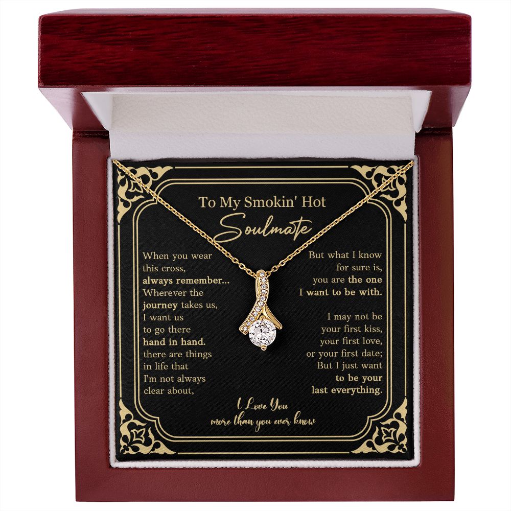 430B To My Soulmate Necklace Engagement Anniversary Gift for Her Birthday