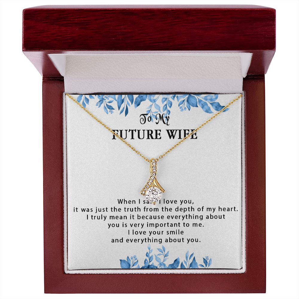 90B Girlfriend Necklace, Future Wife Necklace, To My Future Wife Necklace