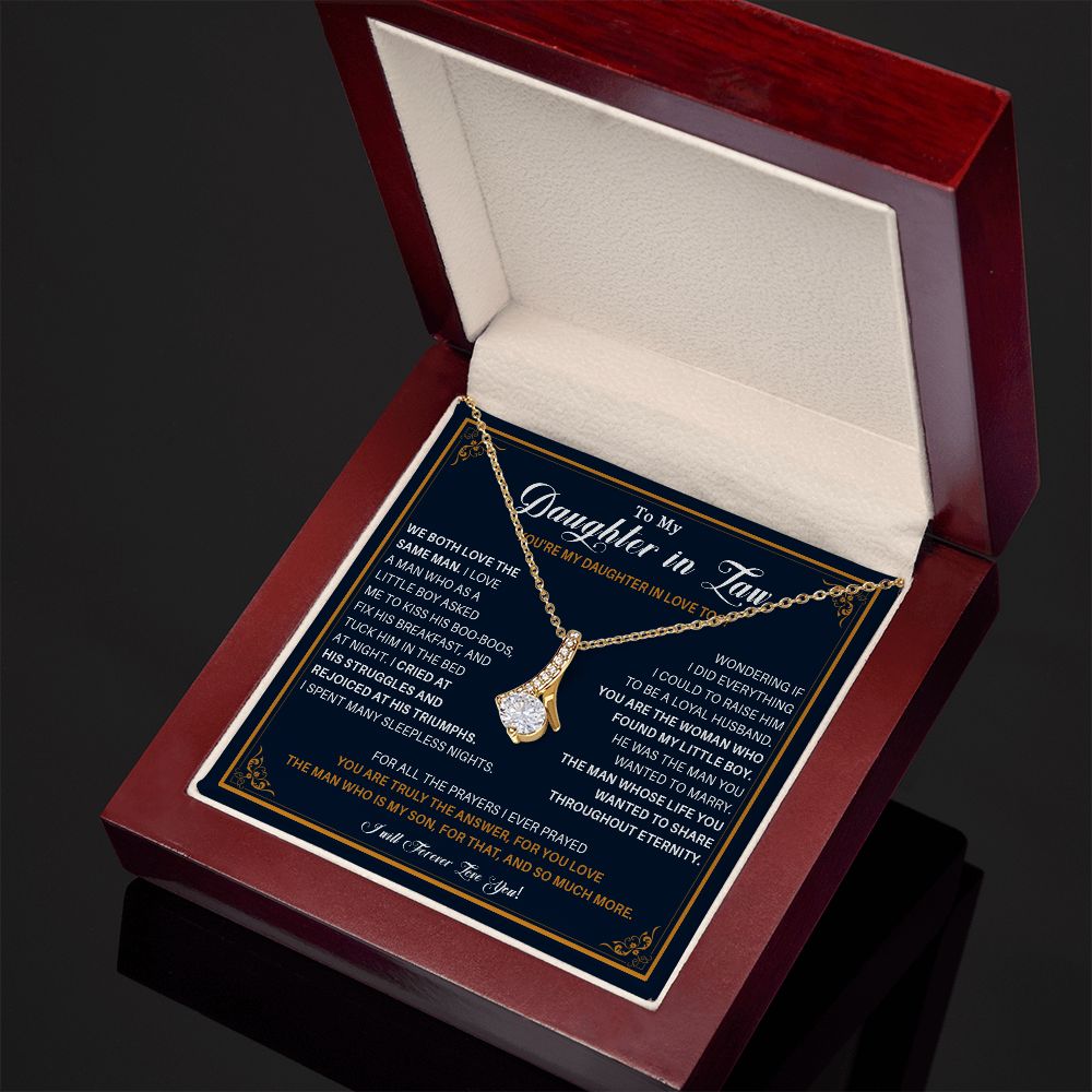 489B Daughter in Law Gift Necklace From Mother in Law, Daughter in Law Gift, Birthday