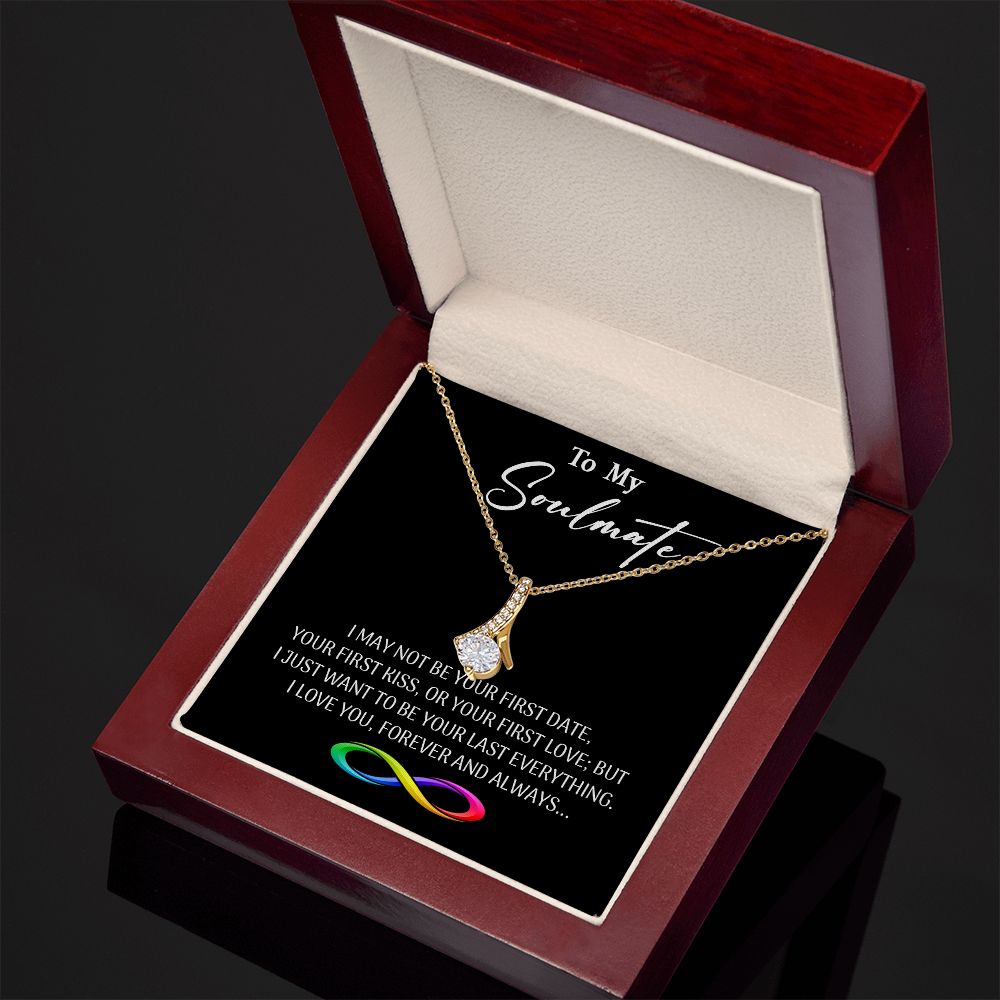 471B To My Soulmate Necklace, Gift for Wife, Girlfriend, Anniversary Gift, Xmas Gift