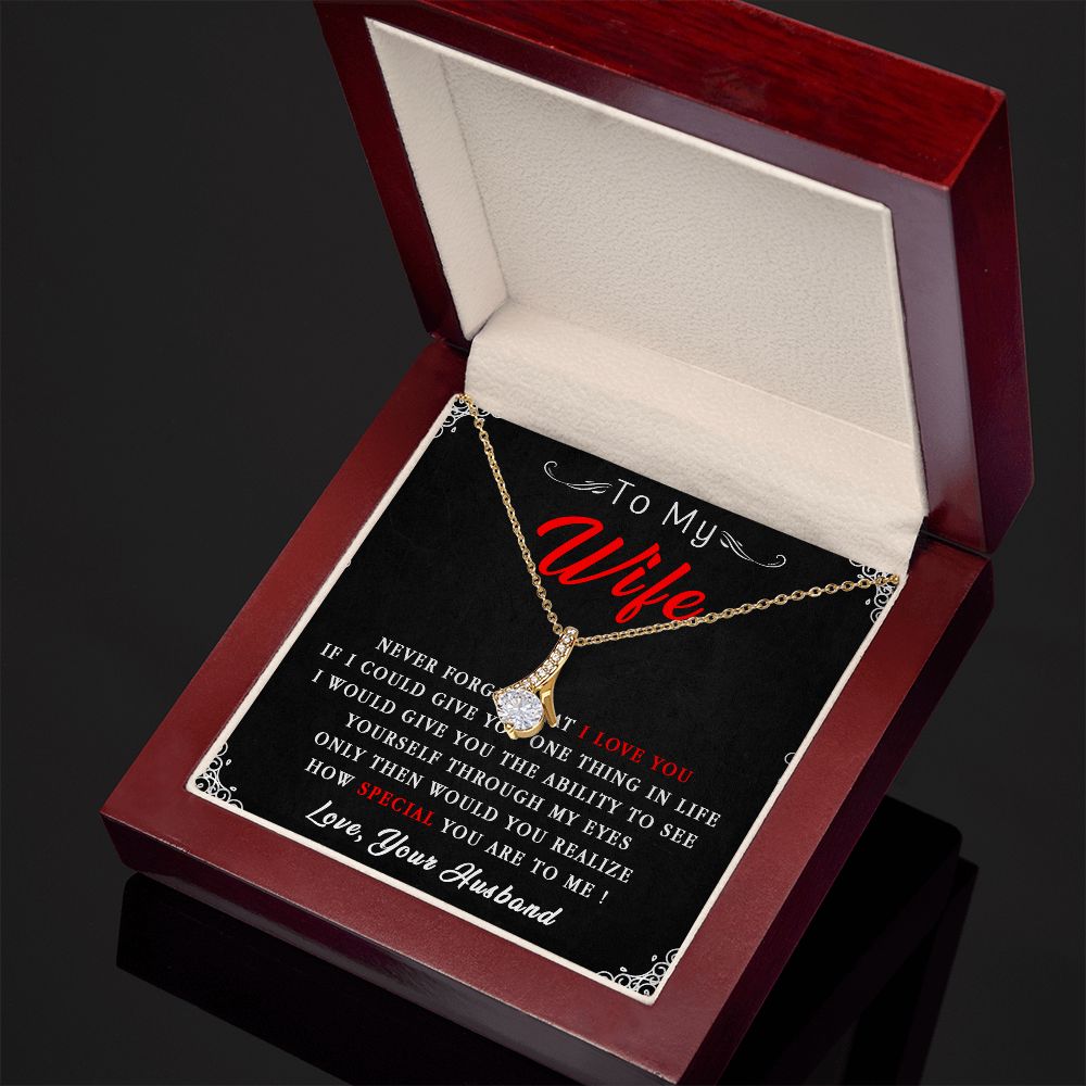 87B To My Wife Necklace, Necklace Gift For Wife, Anniversary Gift, Birthday Gift