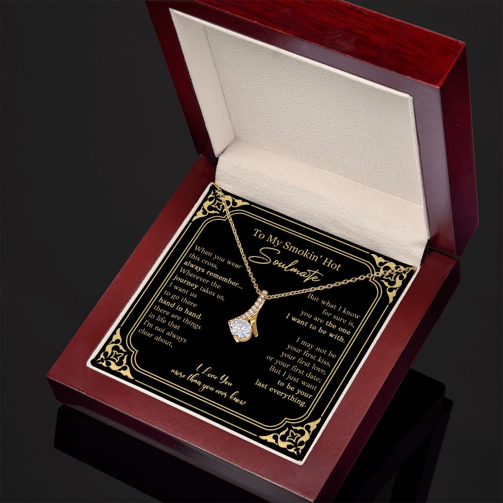 430B To My Soulmate Necklace Engagement Anniversary Gift for Her Birthday