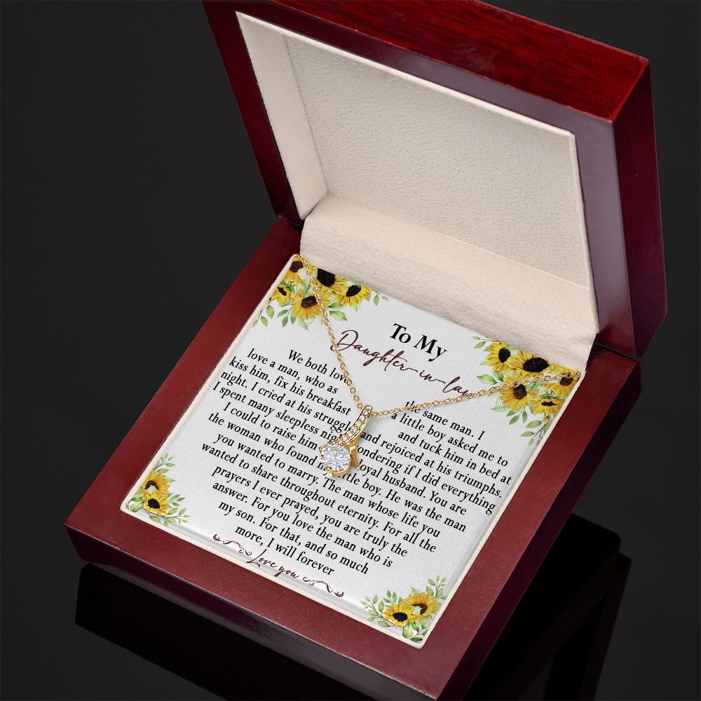 109B Daughter-in-law Necklace, Necklace For Women, To My Daughter-in-Law Necklace