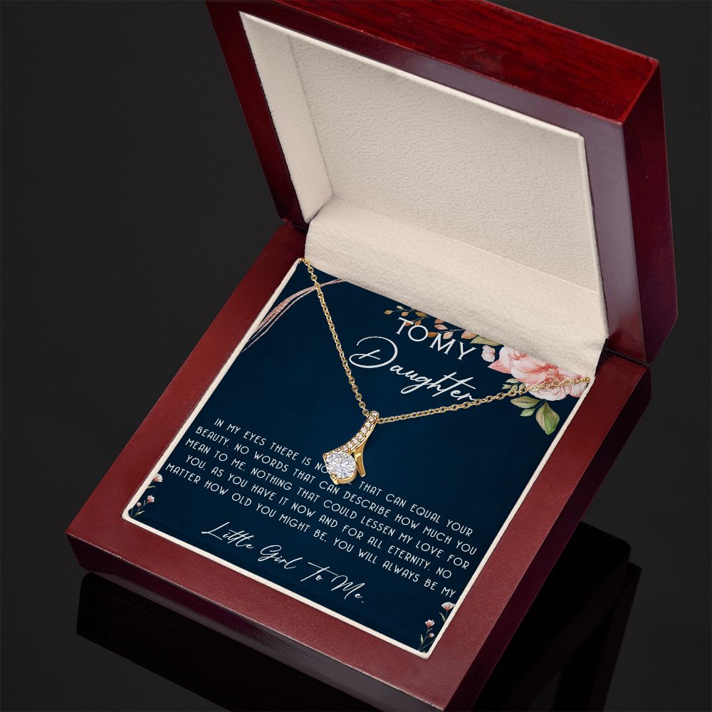 115B To My Daughter Necklace, Daughter Necklace, Mother To Daughter Gift Birthday