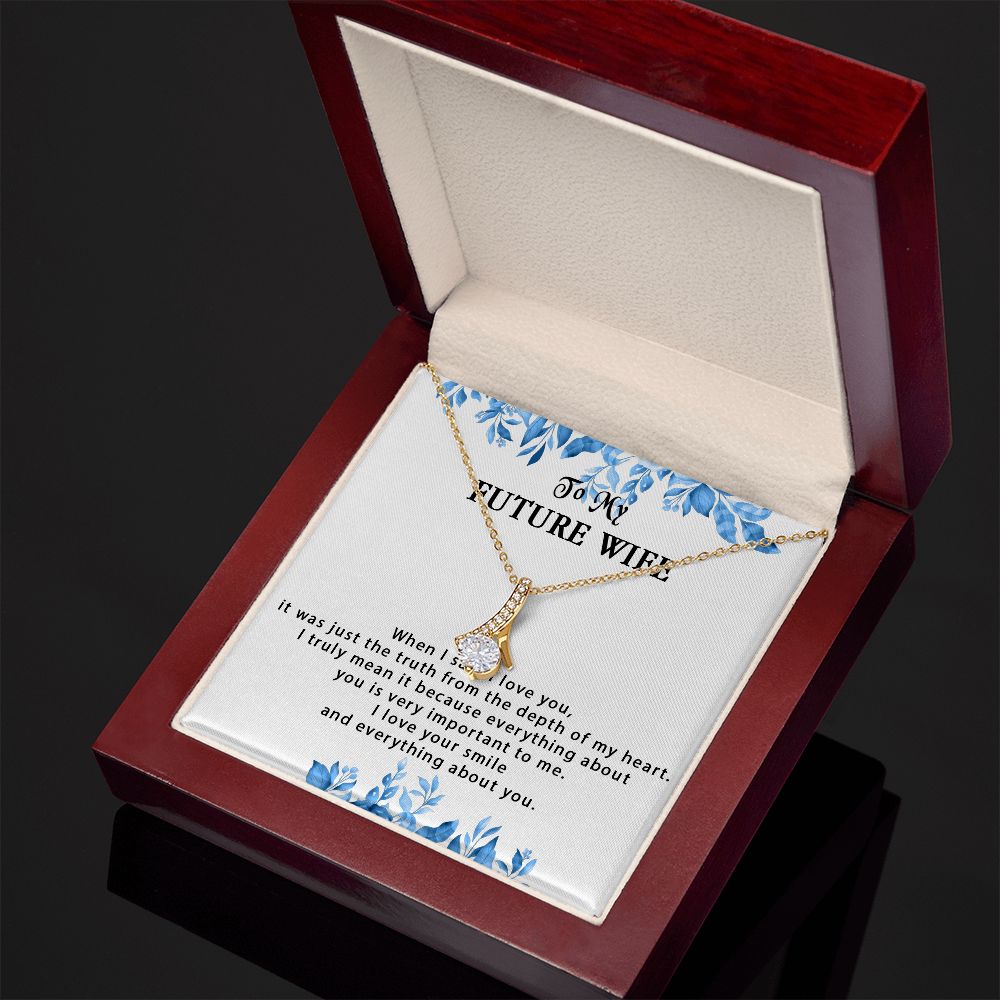 90B Girlfriend Necklace, Future Wife Necklace, To My Future Wife Necklace
